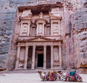 Retirement travel to Petra Jordan
